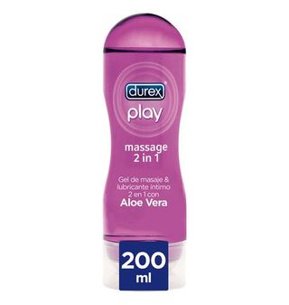 Lubricante Durex Play Massage 2 En 1 Aloe Vera 200 Ml