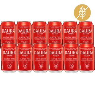 Pack 12x Daura Cerveza Sin Gluten Lata 330ml