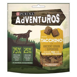 Adventuros Bocaditos De Pavo Y Cereal Ancestral Para Perros 0.12Kg