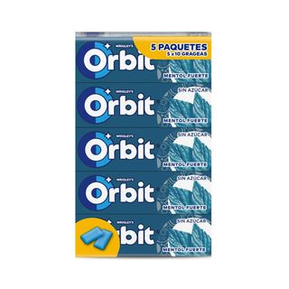 Chicle Menta Orbit Fuerte Paquete 5 Uds (116091)