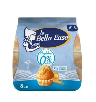 Magdalenas Bella Easo 0% Azúcar 233 G