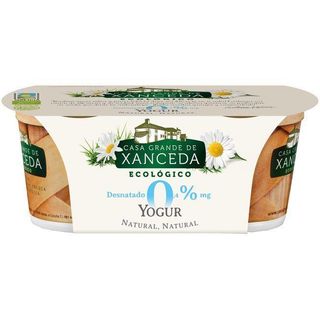 Yogur Eco Natural Desnatado 0% Casa G. De Xanceda, Pack 2X125 Gr. (19126333)