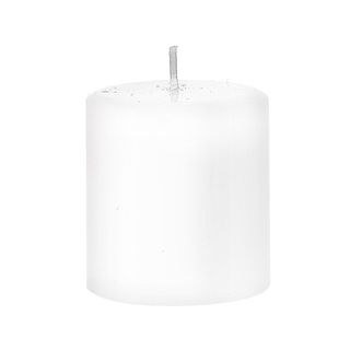 Candela bianca Pillar Lucid - 7 cm