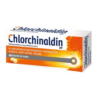 Chlorchinaldin  VP, 2 mg, tabletki do ssania, 40 szt.