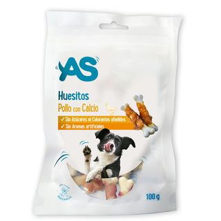 Snack Perros Huesitos Pollo AS 100Gr 295022 (295022)
