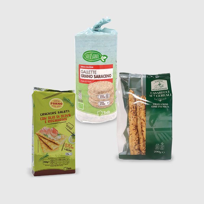 Crackers, gallette e grissini