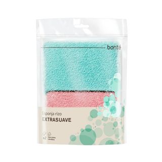 Esponja Rizo Suave Bonte 2 Uds (285512)