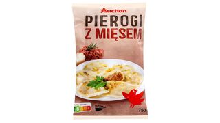 Auchan - Pierogi z mięsem - 750 g