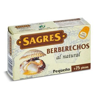 Berberechos Al Natural Sagres 58 G