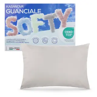 Cuscino guanciale traspirante - grigio Softy