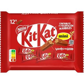 Barrita De Chocolate Con Leche Mini Kit Kat, Pack 12X16,6 G (3351962)