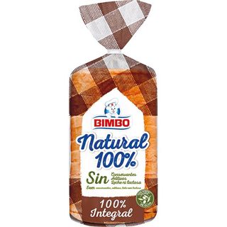 Pan De Molde Natural 100% Integral 450 G
