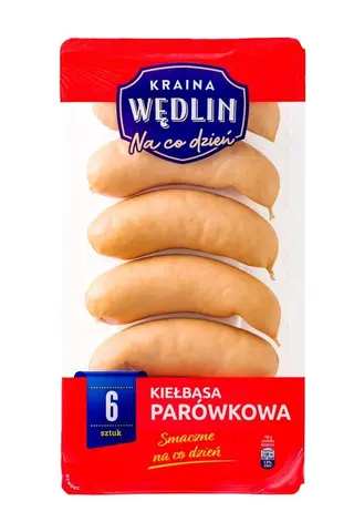 Kraina Wędlin kiełbasa parówkowa ok. 500 g