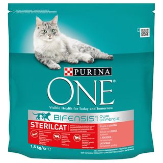 Purina One Karma dla kota Sterilcat, łosoś i pszenica, 1,5 kg