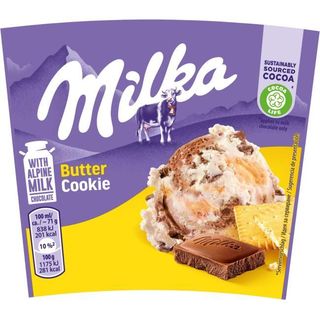 Helado butter cookie MILKA, tarrina 425 ml (26602813)