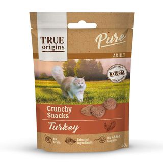 True Origins Pure Bocaditos Adult Crunchy De Pavo Para Gatos 0.05Kg