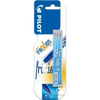 Pack De 3 Recambios Para Bolígrafo Pilot Frixion Ball & Clicker Azul Claro (3131910637790)