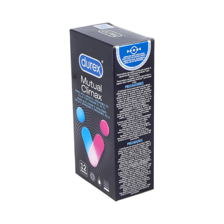 DUREX MUTUAL CLIMAX PRESERVATIVOS 12 UNIDADES