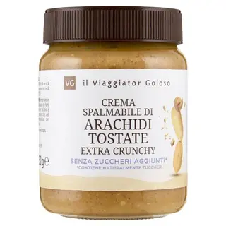 Crema Spalmabile di Arachidi Tostate Extra Crunchy Il Viaggiator Goloso