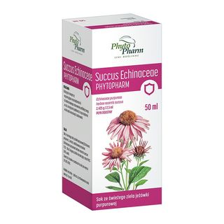 Succus Echinacae Phytopharm, (sok z jeżówki), płyn doustny,