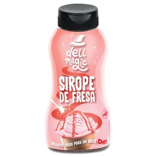 Sirope De Fresa Delimagic De Dia Botella 295 G