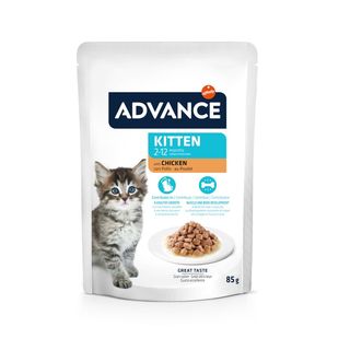 Advance Kitten Pollo Sobre En Salsa 0.085Kg