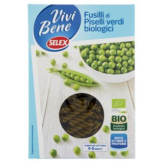 Pasta Piselli Verdi Fusilli Bio Vivibene 250Gr