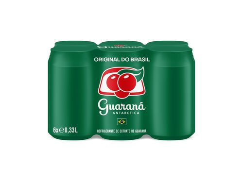GUARANÁ ANTARCTICA LATA 6X0.33L