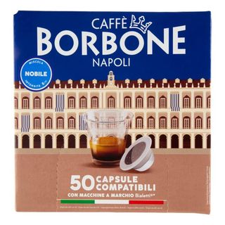 Caffè Borbone Capsule Miscela Nobile x50 Compatibili Bialetti
