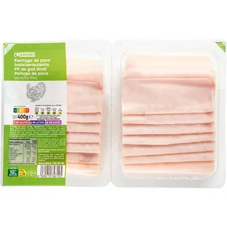 Pechuga De Pavo Eroski, Pack 2X200 G