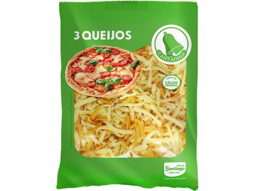 QUEIJO CAMPAINHA RALADO 3 QUEIJOS 150GR