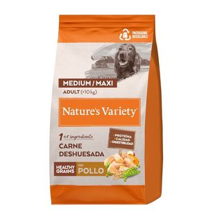 Nature's Variety Pienso Original de Pollo para Perros Adultos de Raza Medium Maxi (3 Kg) 8410650597836