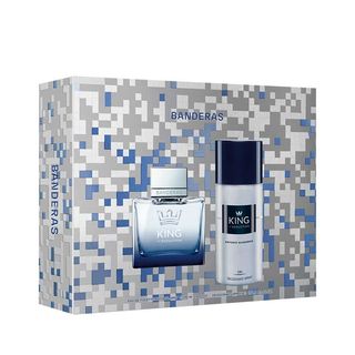 Set King Of Seduction Eau De Toilette 100 Ml Vaporizador + Desodorante 150 Ml Antonio Banderas 121516 (8411061097496)