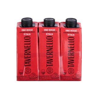 Tavernello Vino Rosso Brick 3x25cl