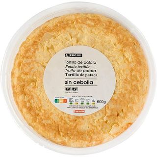 Tortilla De Patata Sin Cebolla Eroski, 1 Ud., 600 G (26129346)