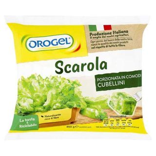 Orogel Scarola Porzionata In Comodi Cubellini Surgelati 450 G