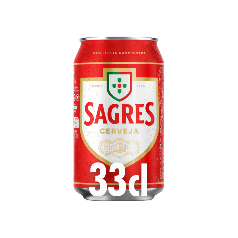 Sagres Cerveja Branca Lata 33cl