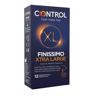 Preservativo Finissimo XL - Control - 12 unidades 8411134140333