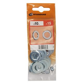 15 Anilhas Estreita Zinc D10 (82583051)