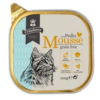 Criadores Grain Free Mousse De Pollo Tarrina Para Gatos 0.1Kg