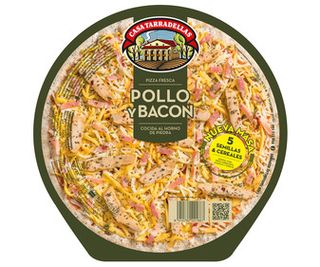 Pizza Fresca de Pollo y Bacon Casa Tarradellas 410 G.