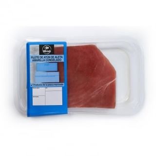 Filete Atún Aleta Amarilla Congelado Marinado Petaca Chico 420 G Aprox