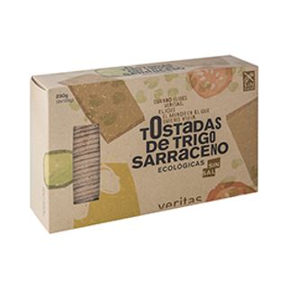Tostada Sarraceno Sin Sal Veritas 250 Gr.