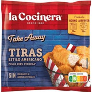 Tiras De Pollo Estilo Americano - 360G