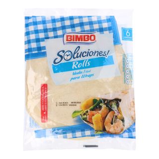 Tortita De Harina Rolls Bimbo 6U 240 G
