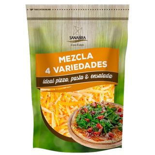 Queso Rallado 4 Quesos Sanabria 150 G