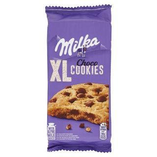 Milka Cookies XL, maxi cookie con cioccolato al latte Milka - 184g