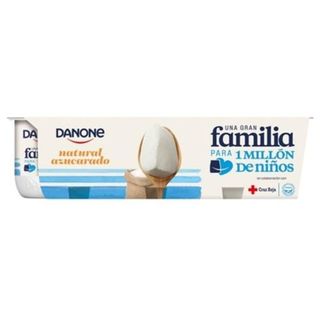 Yogur Danone Natural Azucarado Pack 8X120 G