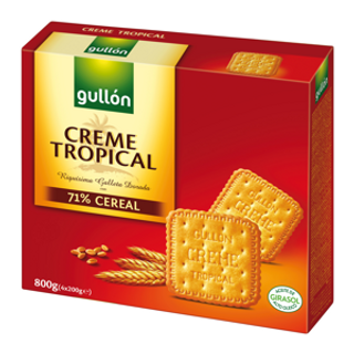 Galletas Creme Tropical Gullon 800Gr.