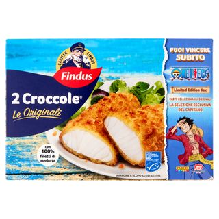 Capitan Findus 2 Croccole Con 100% Filetti Di Merluzzo - Le Originali 216 G